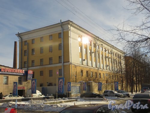 улица Даля, дом 10, литера А. Общий вид со стороны улицы Профессора Попова. Фото 11 февраля 2015 года.