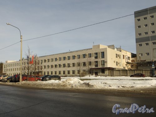 Ново-Никитинская улица, дом 17, литера А. Административное здание ЗАО «Стройбетон». Фото 11 февраля 2015 года.