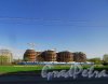 Вязовая улица, дом 8. Вид на строительство жилого комплекса «Привилегия» со стороны набережной Адмирала Лазарева. 9 мая 2015 года.