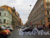 Перспектива улицы Некрасова от Литейного проспекта в сторону улицы Маяковского. Фото 29 января 2016 года.
