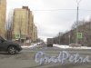 Перспектива улицы Дудко от улицы Бабушкина в сторону улицы Седова. Фото 17 февраля 2016 года.