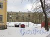 улица Ткачей, дом 42, литера А. Вид со стороны улицы Крупской. Фото 17 февраля 2016 года.
