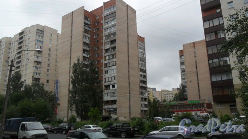 Улица Асафьева, дом 9, корпус 1. Бывшее общежитие. 15-этажный жилой дом серии Щ937823к 1982 года постройки. Фото 16 августа 2015 года.