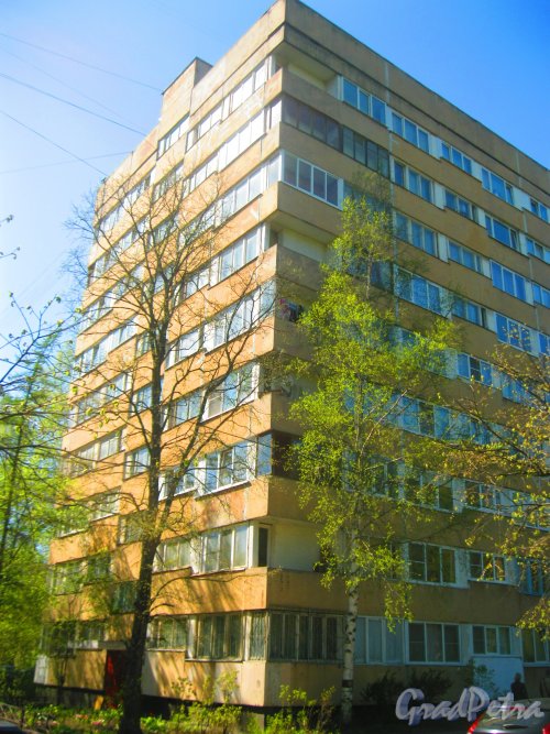 Ул. Козлова, дом 39, корпус 1. Общий вид с чётной стороны улицы. Фото 10 мая 2015 г.