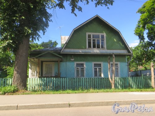 город Сестрорецк, улица Коммунаров, дом 51. Общий вид жилого дома. Фото 27 июля 2015 года.