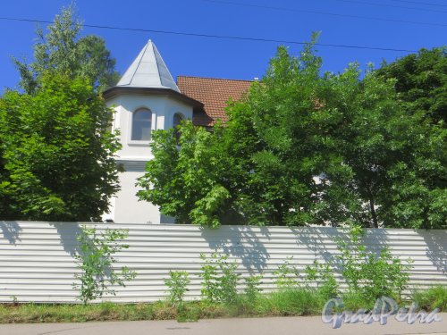 город Сестрорецк, улица Коммунаров, дом 57. Общий вид участка. Фото 27 июля 2015 года.