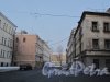 Перспектива улицы Александра Блока от Матисова переулка в сторону реки Пряжки. Фото 12 февраля 2011 года.