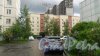 Шушары, Пушкинская улица, дом 22. 5-этажный жилой дом 121 серии 2000 года постройки. 6 парадных, 120 квартир. Фото 24 мая 2016 года.