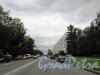 Перспектива улицы Солдата Корзуна от проспекта Ветеранов в сторону проспекта Народного Ополчения. Фото 9 июля 2016 года.