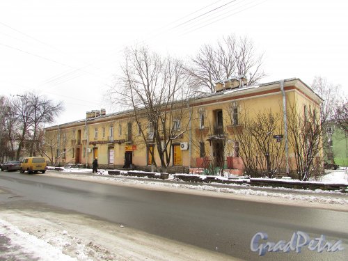 улица Крупской, дом 16, корпус 1, литера А. Общий вид жилого дома. Фото 16 февраля 2016 года.