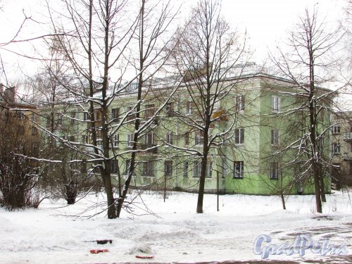 улица Крупской, дом 16, корпус 3, литера А. Общий вид жилого дома. Фото 16 февраля 2016 года.