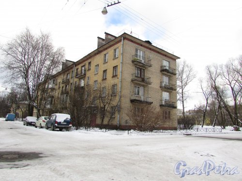 улица Крупской, дом 16, корпус 4, литера А. Общий вид жилого дома. Фото 16 февраля 2016 года.