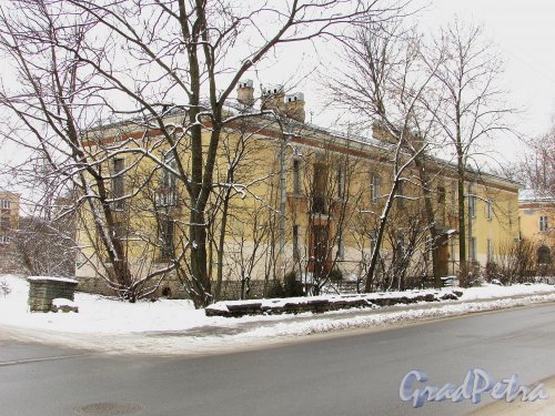 улица Крупской, дом 20, корпус 1, литера А. Общий вид жилого дома. Фото 16 февраля 2016 года.