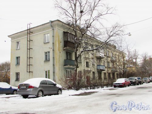 улица Крупской, дом 20, корпус 2, литера А. Общий вид жилого дома. Фото 16 февраля 2016 года.