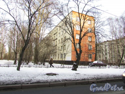 Улица Костюшко, дом 64. Общий вид 5-этажного жилого дома. Фото 18 февраля 2016 года.