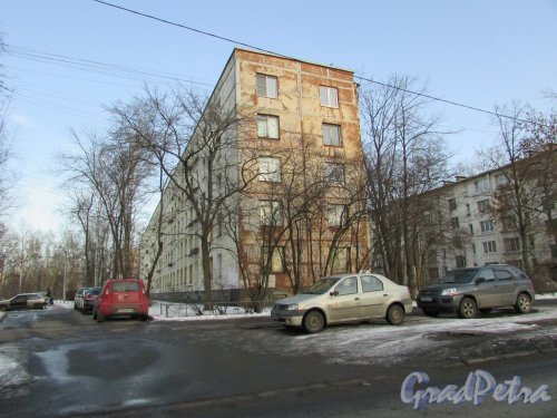 Улица Костюшко, дом 82. Общий вид 5-этажного жилого дома. Фото 18 февраля 2016 года.
