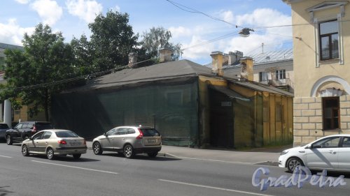 Пушкин, улица Оранжерейная, дом 4. Расселенный дом. Фото 10 августа 2016 года.