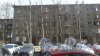 Улица Матроса Железняка, дом 45. 5-этажный жилой дом серии 1-528кп 1962 года постройки. 4 парадные, 80 квартир. Фото 9 апреля 2017 года.