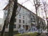 Варшавская улица, дом 43, корпус 2, литера А. Фасад жилого дома со стороны парадных. Фото 11 февраля 2020 г.
