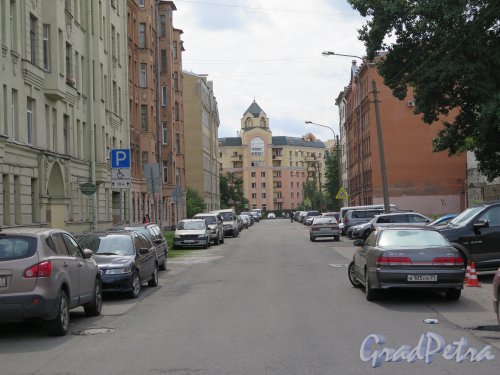 Газовая уп. Вид улицы со стороны Левашовского пр. в сторону Чкаловского пр. фото июль 2015 г.